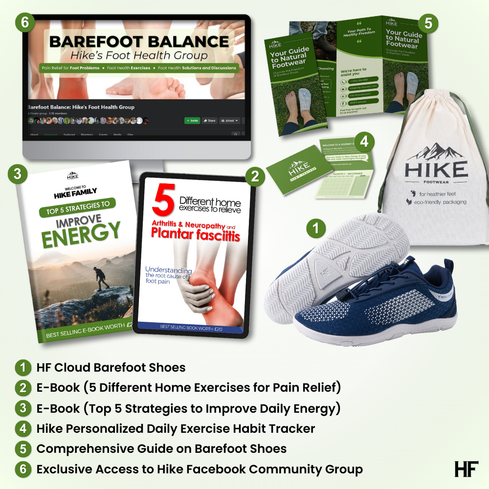 HF Cloud – Ergonomic & Supportive Barefoot Shoes (Unisex)