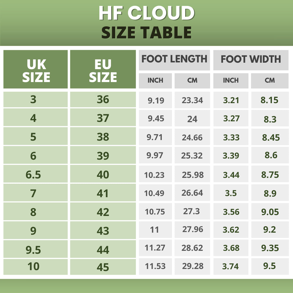 HF Cloud – Ergonomic & Supportive Barefoot Shoes (Unisex)